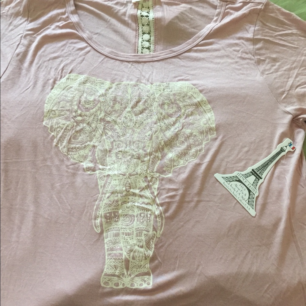 French Pastry soft pink hi/low Shirt